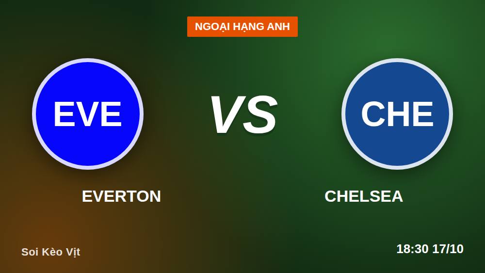 Everton vs Chelsea: Lời Nguyền Hill Dickinson và Sự Thật Về Kèo +115