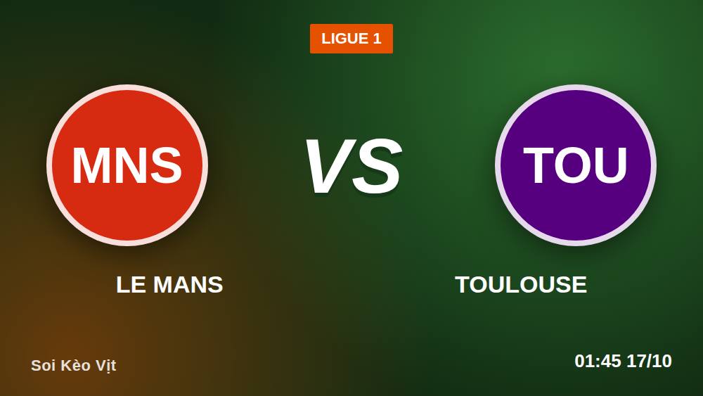 Le Mans vs Toulouse: Cuộc lột xác Ligue 1 2026/27